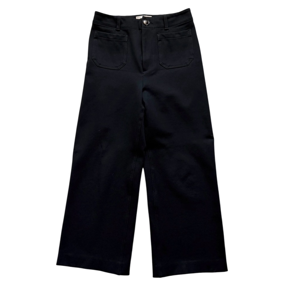 Anthropologie Courtney Cropped Wide Leg Pants - Picture 3 of 8